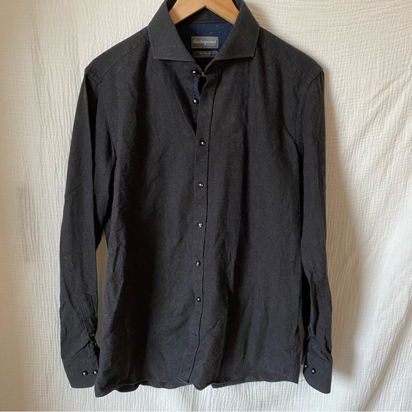 Sondergaard Fitted Button Down Collared Dress Shirt L - Picture 2 of 4